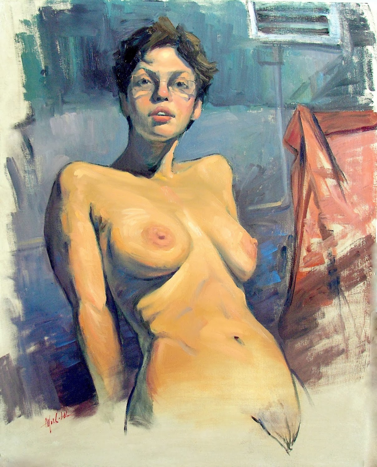 Yo El Pior De Todos Nude Painting I M Not Naked I M Nude